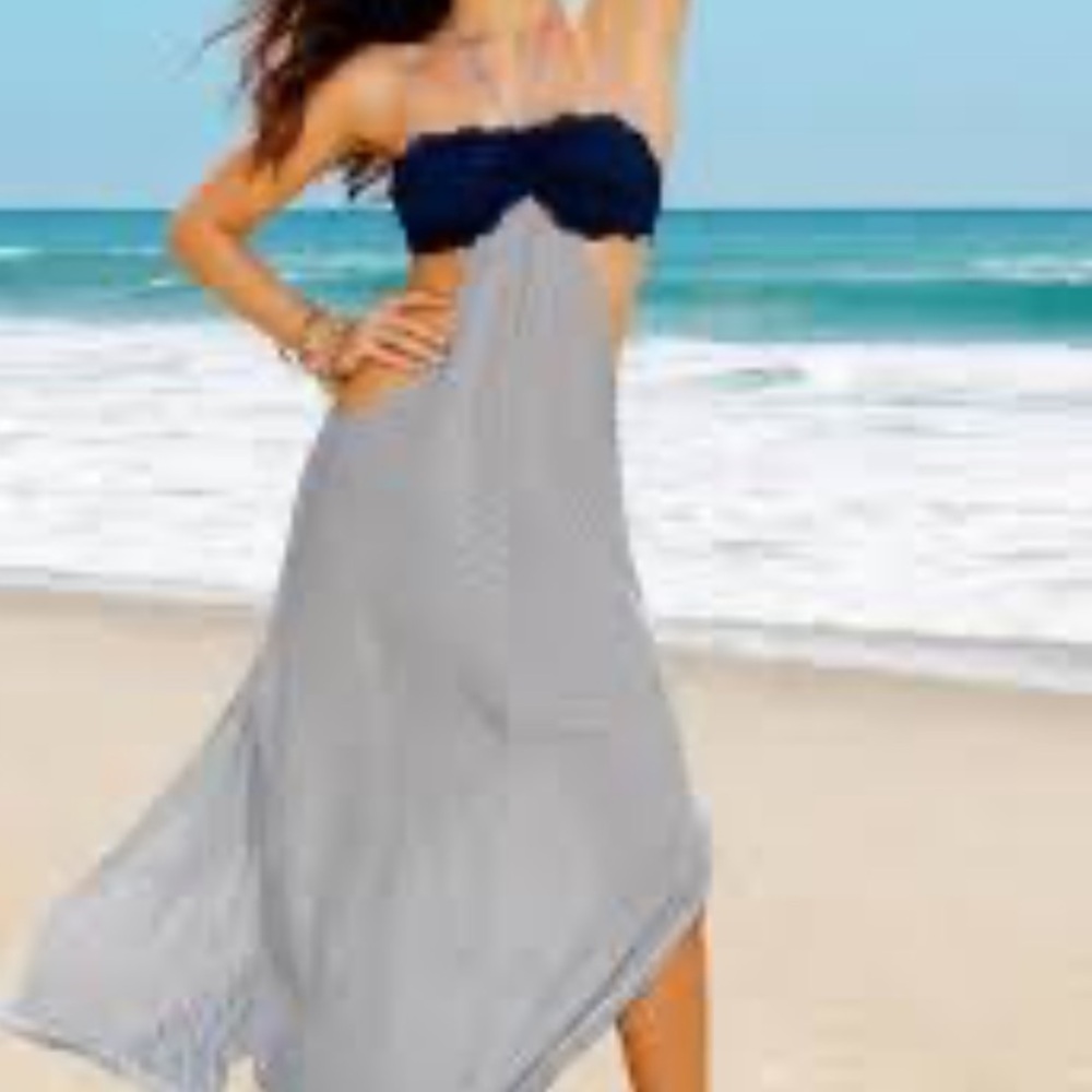 Beach Bunny Viva La Ginger Cut out Maxi Coverup Dress